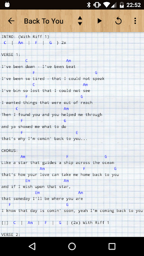 Guitar Songs - Image screenshot of android app