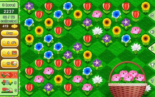 Bouquets - Flower Garden Brainteaser Game - Gameplay image of android game