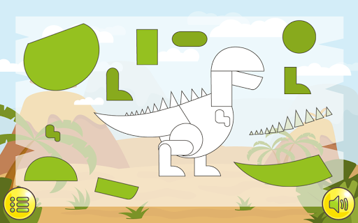 Dino Puzzle - عکس بازی موبایلی اندروید