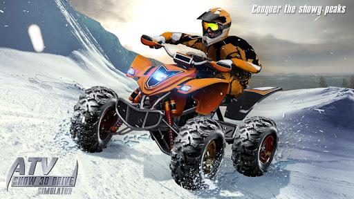 ATV Snow ۳D Drive Simulator - عکس بازی موبایلی اندروید
