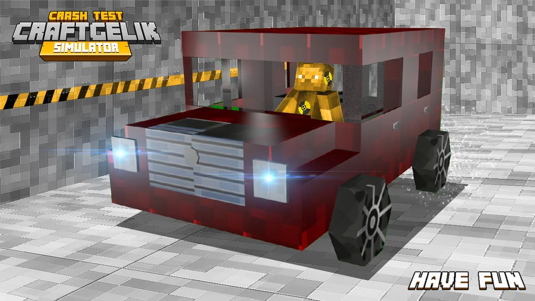 Craft Block Gelik Crash Test - عکس بازی موبایلی اندروید