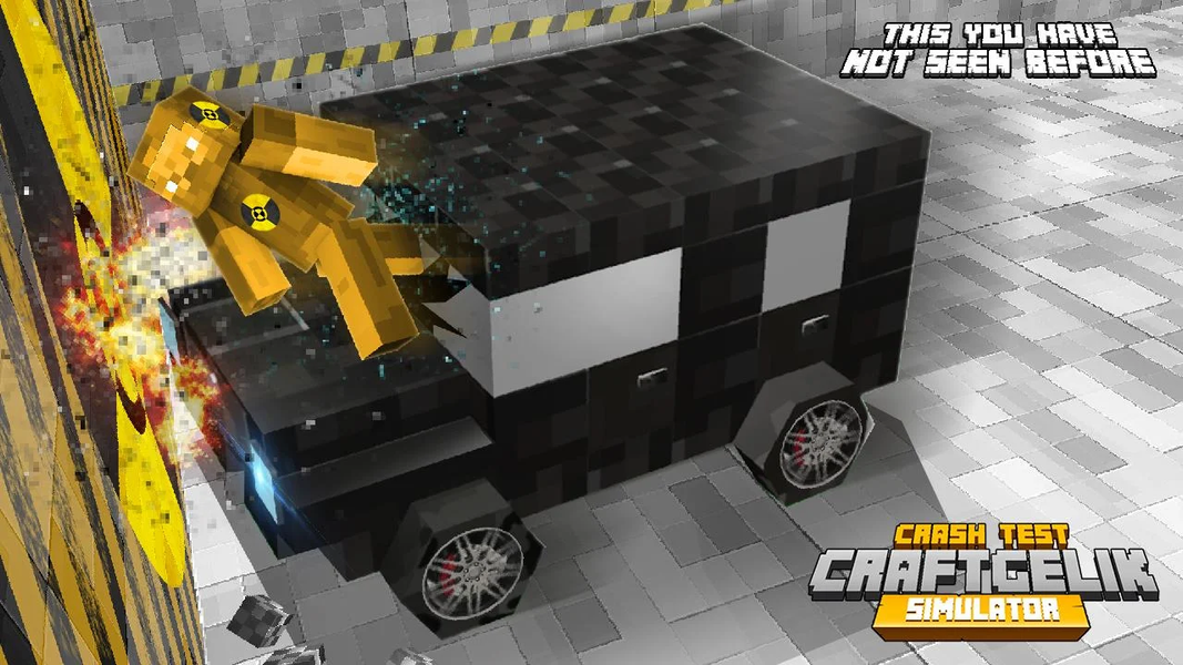 Craft Block Gelik Crash Test - عکس بازی موبایلی اندروید