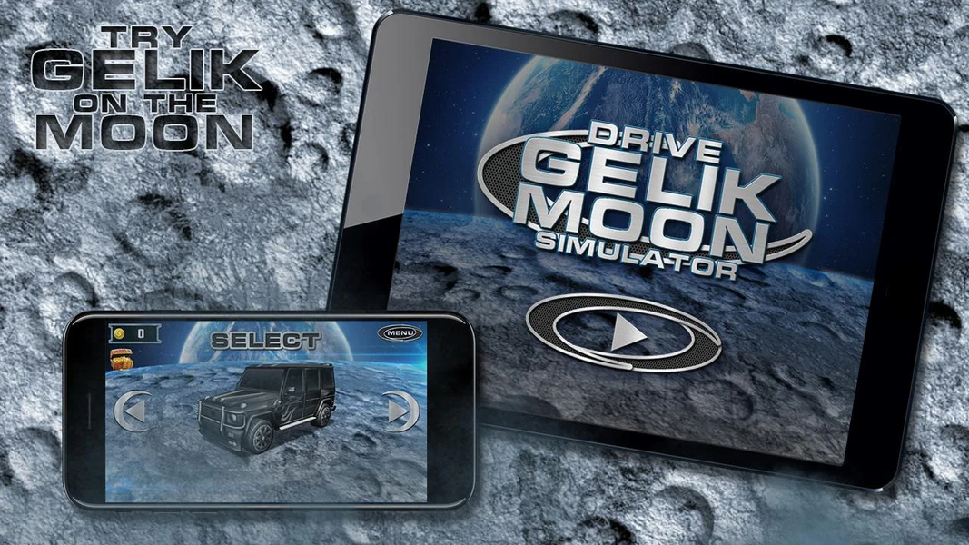 Drive Gelik Moon Simulator - عکس بازی موبایلی اندروید