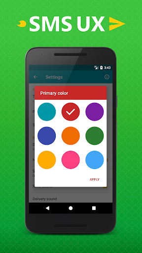 Sms UX - Fast sms app, messenger, voice to text - عکس برنامه موبایلی اندروید
