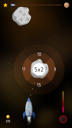 Space Math: Times Tables Games - Gameplay image of android game