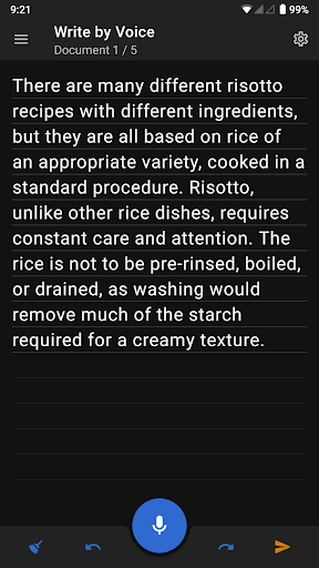 Write by Voice: Speech to Text - عکس برنامه موبایلی اندروید