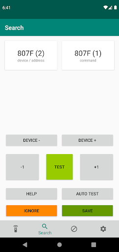 IrCode Finder Universal Remote - Image screenshot of android app