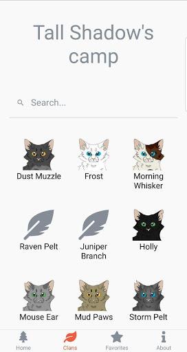 Warriors. Characters - Image screenshot of android app