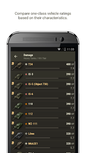 World of Tanks Assistant - عکس برنامه موبایلی اندروید