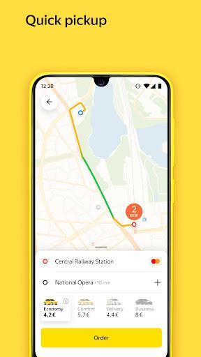 Yandex Go — taxi and delivery - عکس برنامه موبایلی اندروید