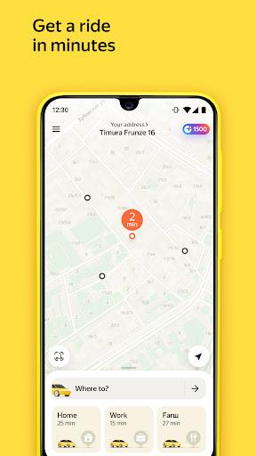 Yandex Go: Taxi Food Delivery - Image screenshot of android app