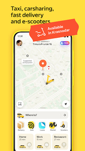Yandex Go — taxi and delivery - Image screenshot of android app