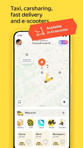 Yandex Go — taxi and delivery - عکس برنامه موبایلی اندروید
