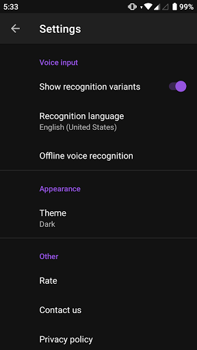 Voice Search - Image screenshot of android app