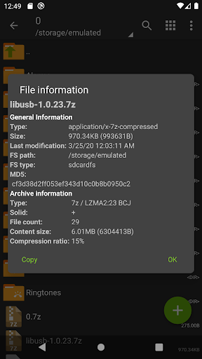 ZArchiver - Image screenshot of android app