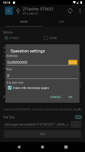 ZFlasher STM۳۲ - عکس برنامه موبایلی اندروید
