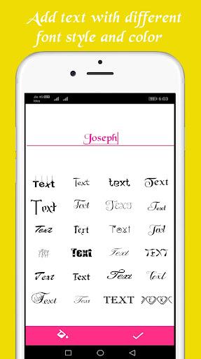 Stylish Name and Text Maker - عکس برنامه موبایلی اندروید