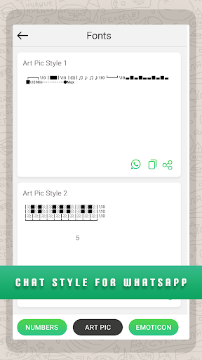 Chat Font Style for Whatsapp - Image screenshot of android app