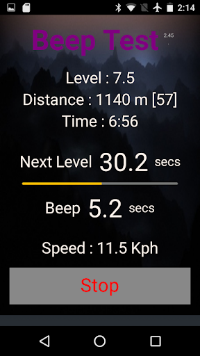 Beep Test - عکس برنامه موبایلی اندروید