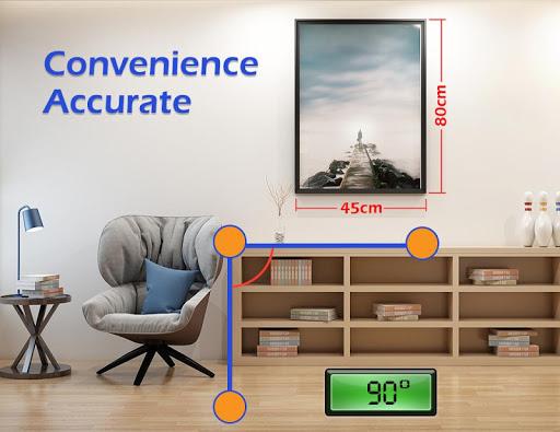 Ruler, BubbleLevel, AngleMeter - Image screenshot of android app
