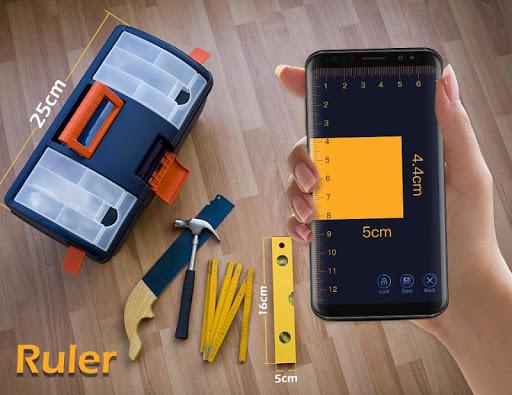 Ruler, BubbleLevel, AngleMeter - عکس برنامه موبایلی اندروید