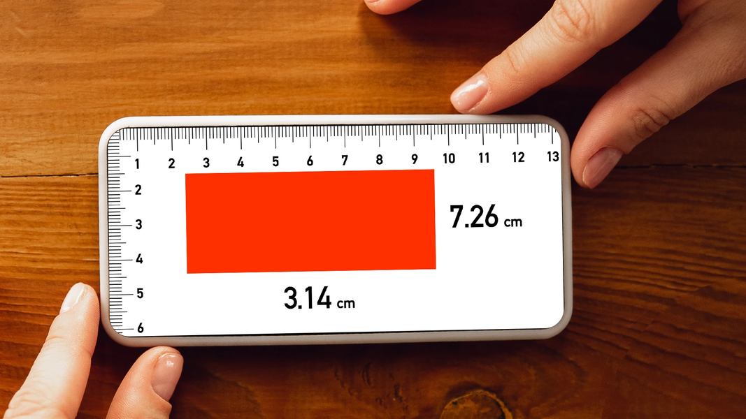 Ruler, Tape Measure: cm, inch - عکس برنامه موبایلی اندروید
