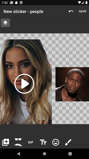 Animated Stickers Maker for Wh - Image screenshot of android app