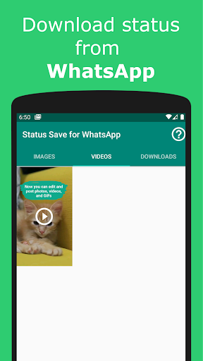 Saver for WhatsApp - Image screenshot of android app