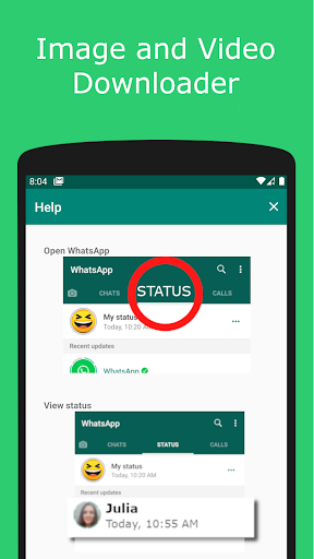 Saver for WhatsApp - عکس برنامه موبایلی اندروید