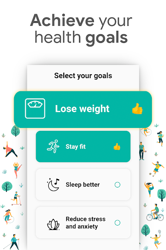 Running for weight loss app - Image screenshot of android app