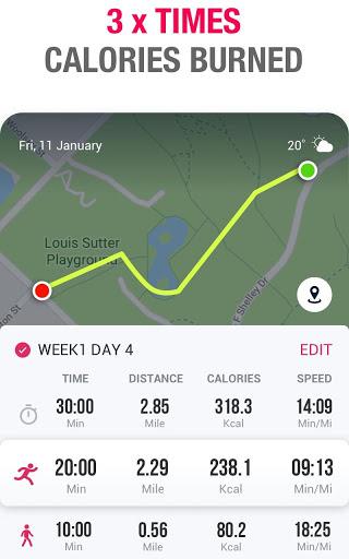 Running App - Lose Weight App - Image screenshot of android app