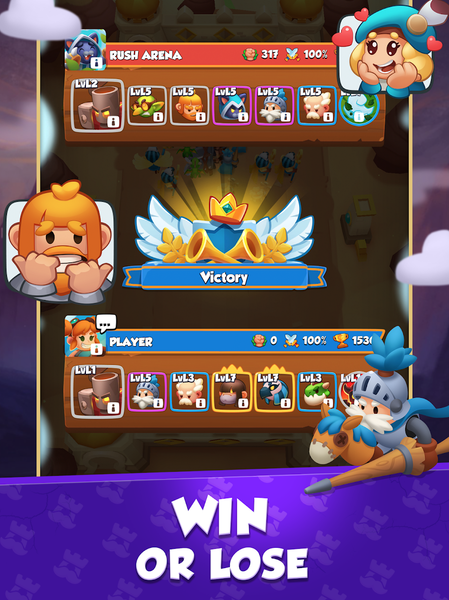 Rush Arena: PvP Tower Defense - Gameplay image of android game