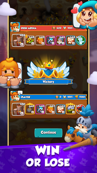 Rush Arena: PvP Tower Defense - Gameplay image of android game