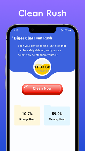 Clean Rush - Image screenshot of android app