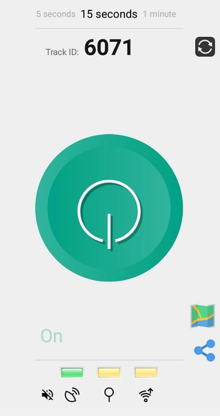 WayToday anonymous GPS tracker - Image screenshot of android app