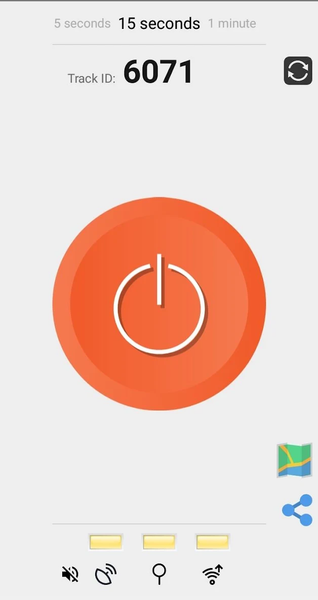 WayToday anonymous GPS tracker - Image screenshot of android app