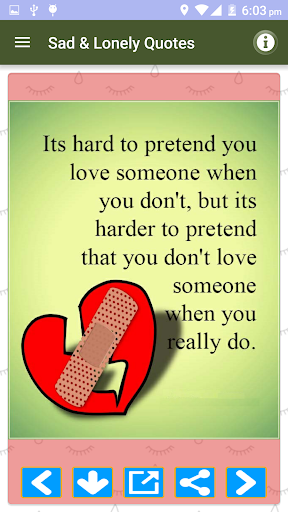 Sad Lonely Painful & Hurt Love - Image screenshot of android app