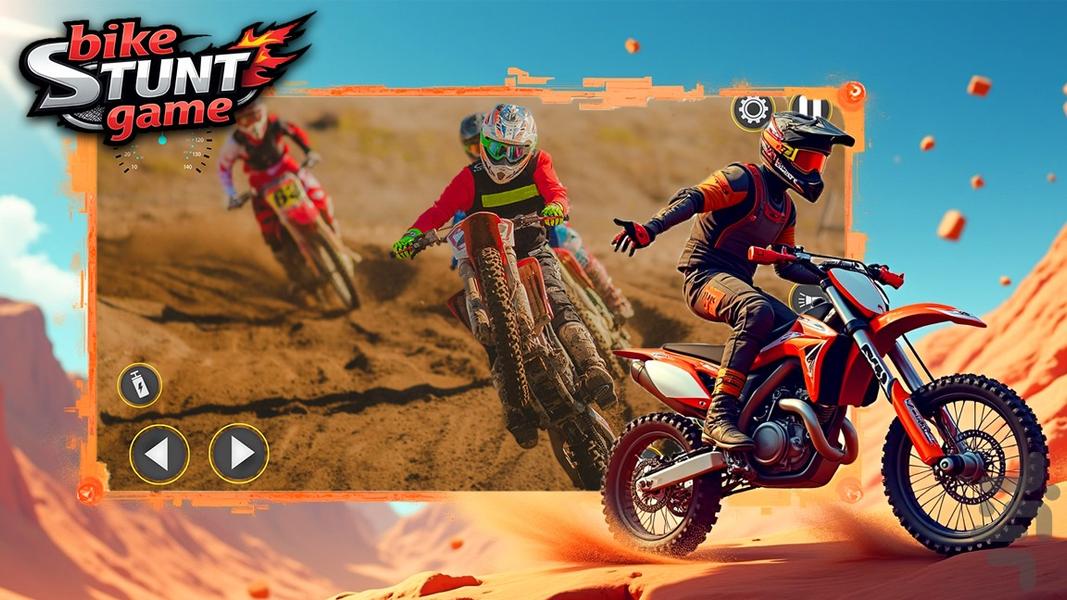 بازی موتور سواری - Gameplay image of android game