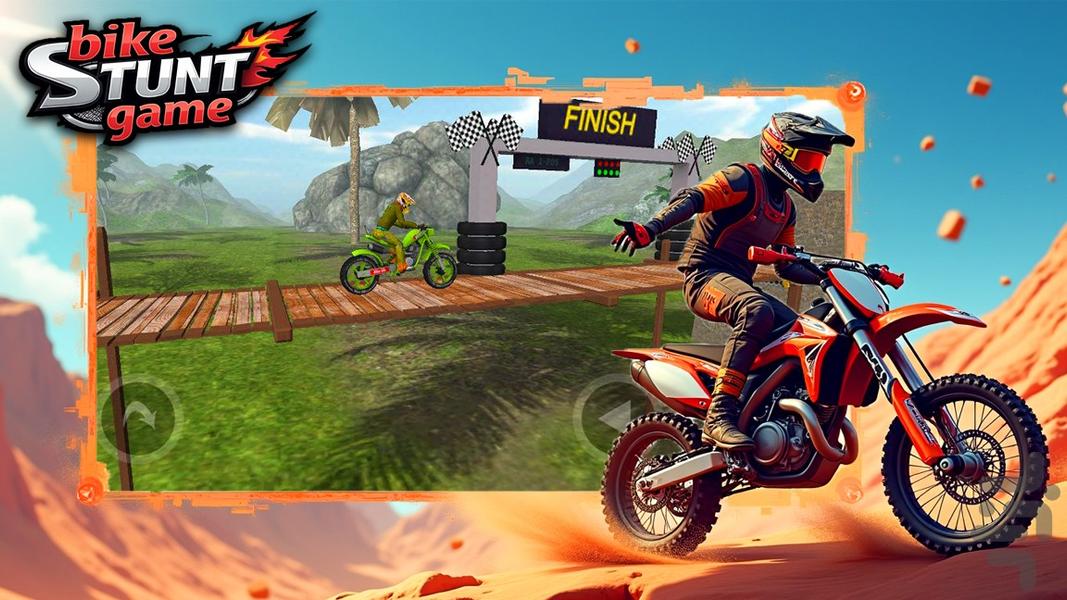 بازی موتور سواری - Gameplay image of android game
