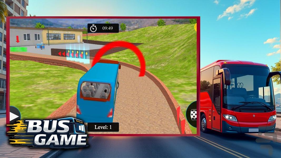 بازی جدید | رانندگی با اتوبوس - عکس بازی موبایلی اندروید