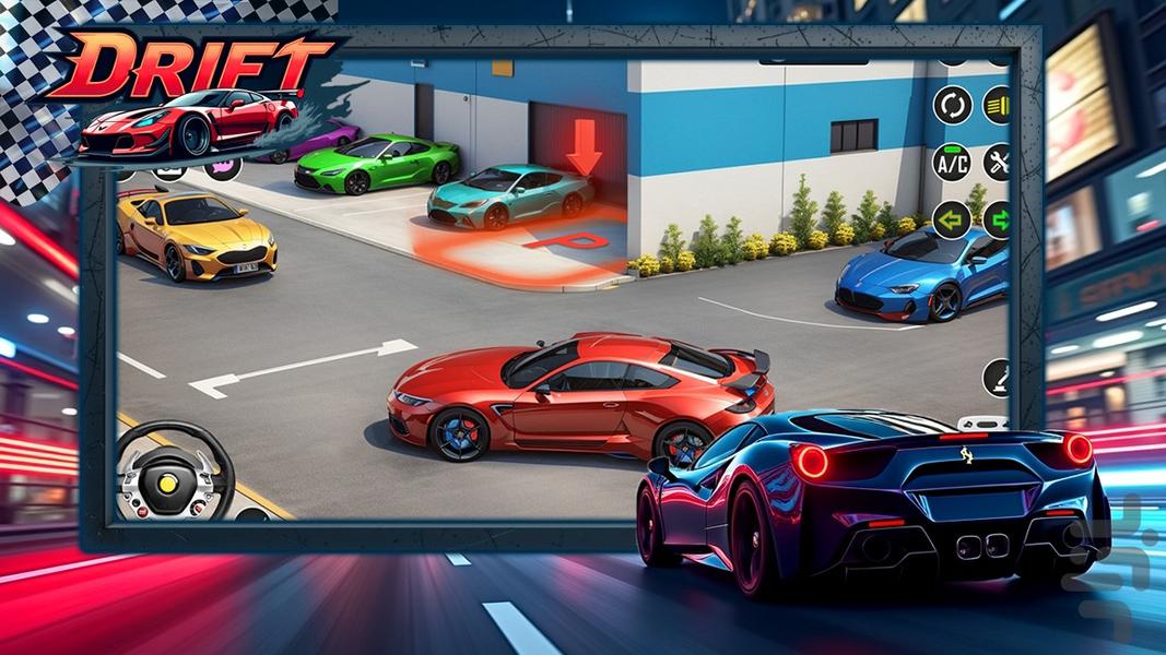 بازی ماشینی دریفت - Gameplay image of android game