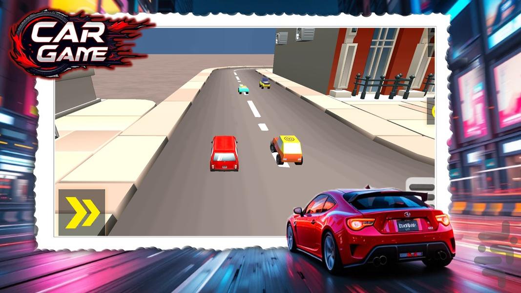 بازی ماشین مسابقه ای کودکانه - Gameplay image of android game