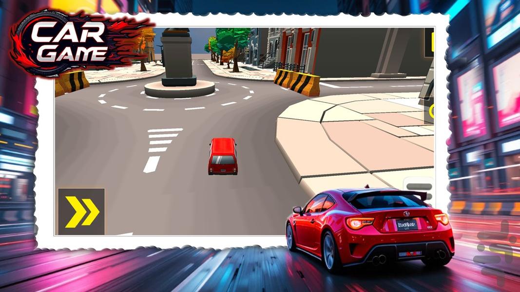 بازی ماشین مسابقه ای کودکانه - Gameplay image of android game