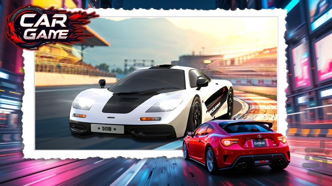 بازی ماشین مسابقه ای کودکانه - Gameplay image of android game