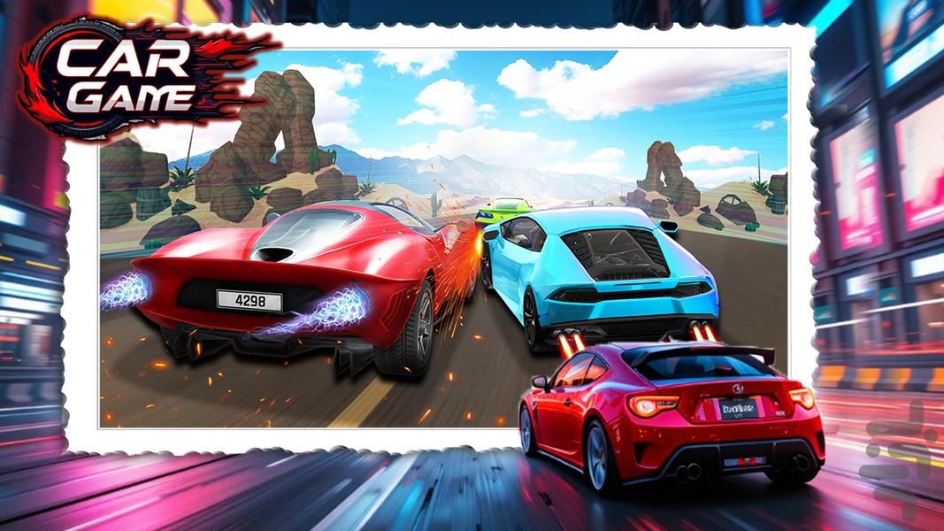 بازی ماشین مسابقه ای کودکانه - Gameplay image of android game