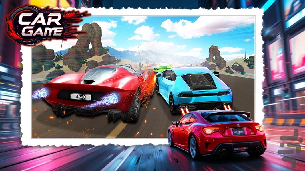 بازی ماشین مسابقه ای کودکانه - Gameplay image of android game