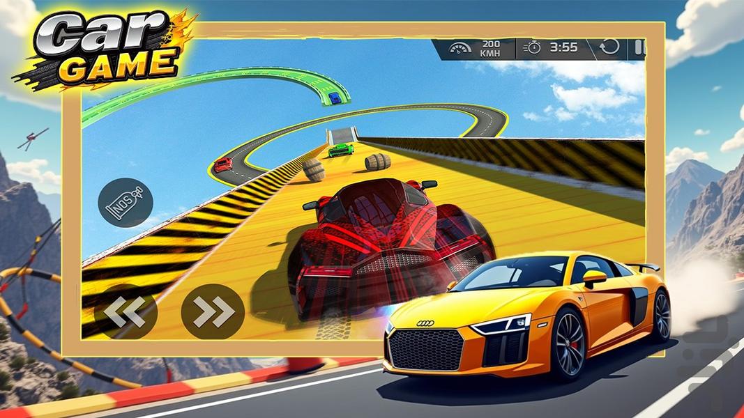 بازی ماشین مسابقه - عکس بازی موبایلی اندروید