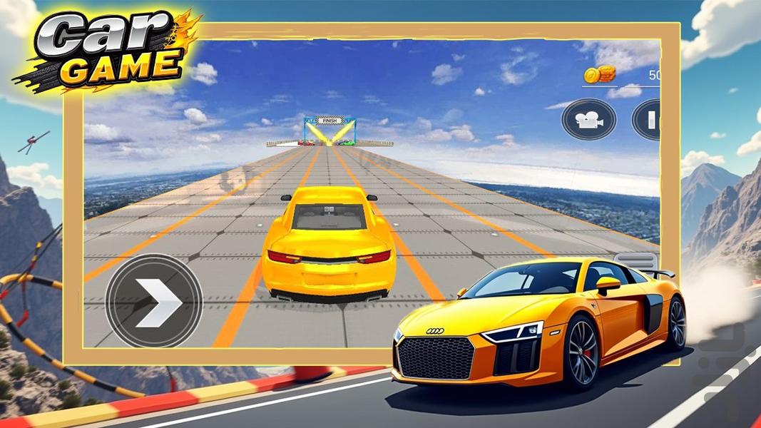 بازی ماشین مسابقه - عکس بازی موبایلی اندروید
