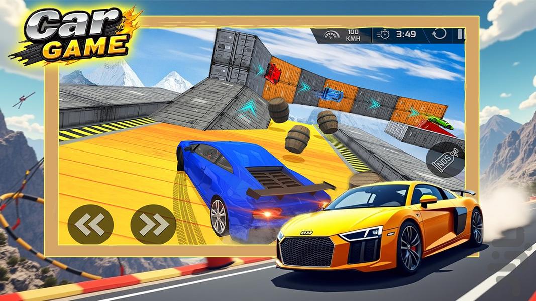 بازی ماشین مسابقه - عکس بازی موبایلی اندروید