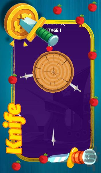 چاقو بازی - عکس بازی موبایلی اندروید
